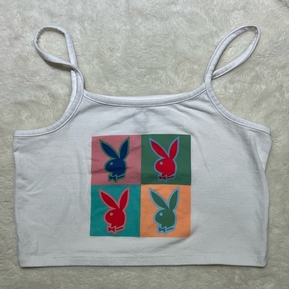 Playboy cropped tank Large za - Picture 1 of 4